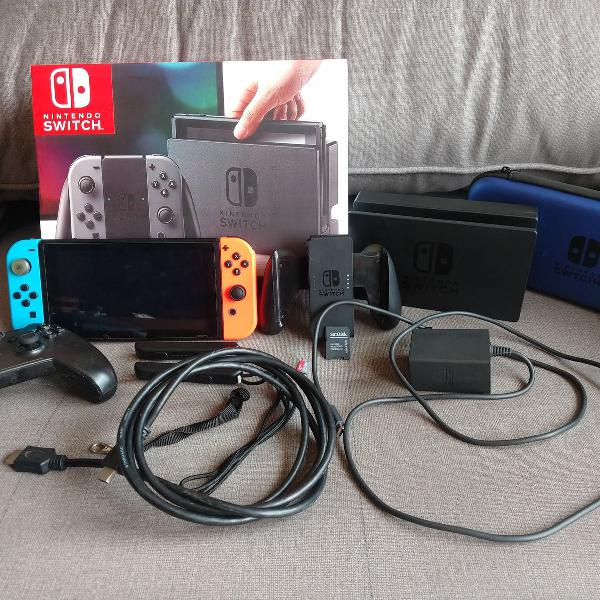 Nintendo switch 32gb desbloqueado