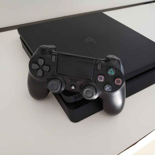 Ps4 slim 500 gb dois controles e jogos