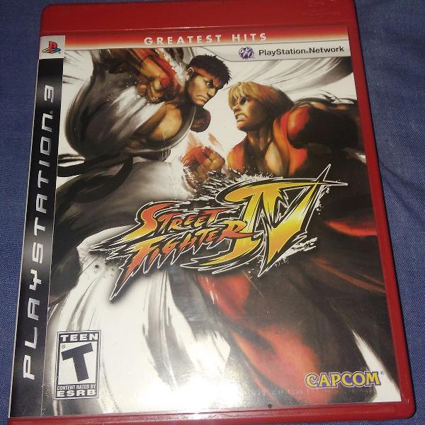 Street Fighter IV - ps3 - usado - original - mídia física