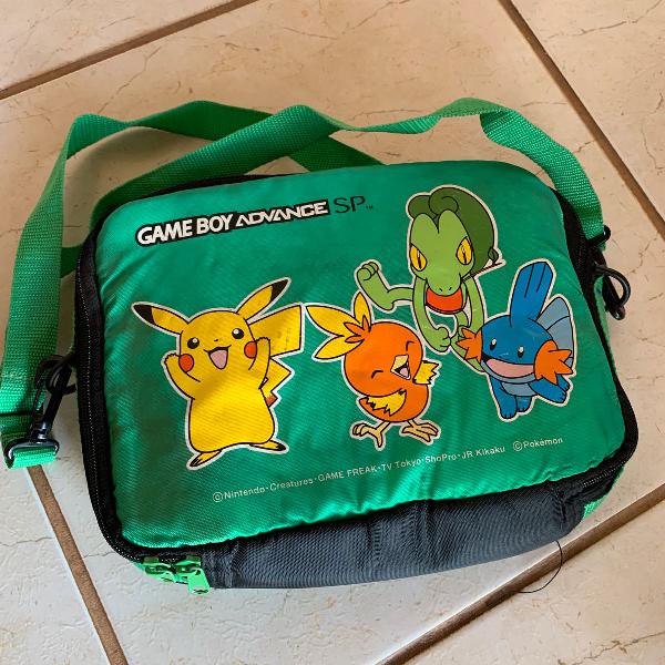 Bolsa/maleta pokemon game boy advance nintendo