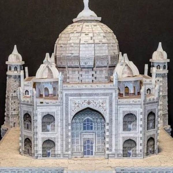 Quebra cabeça 3d taj mahal