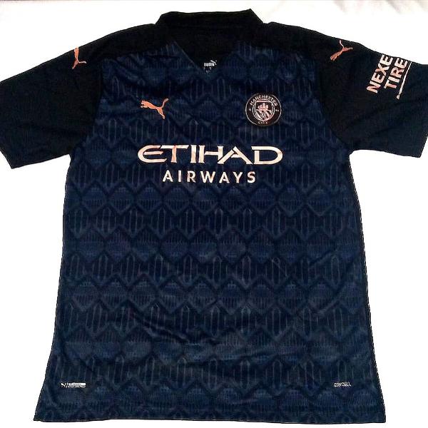 Camisa manchester city third - preta - 2020/2021