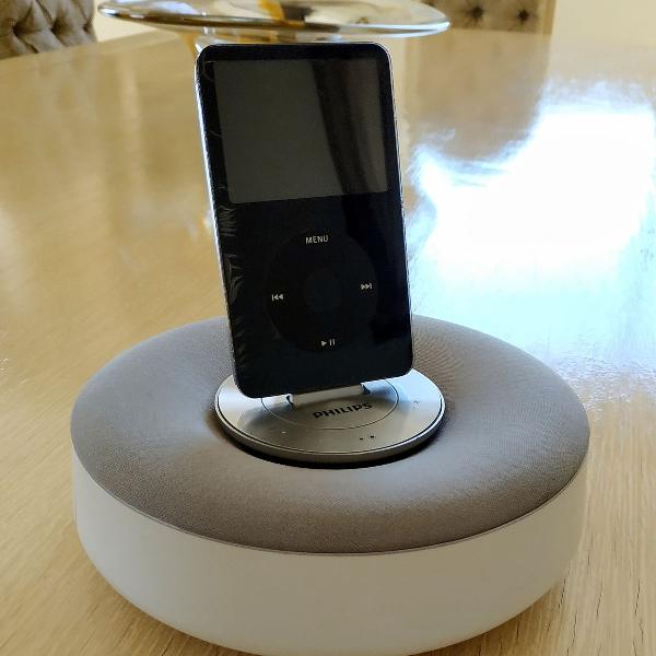 Ipod Classic 30gb Apple + Caixa acústica com dock Philips