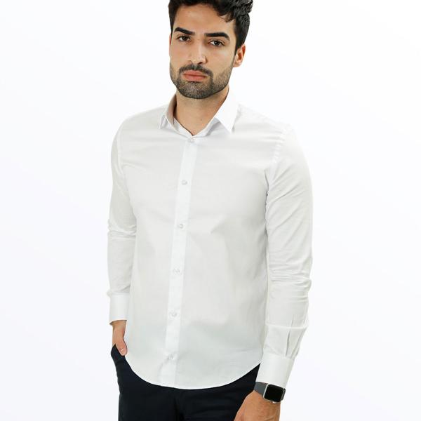 camisa branca slim