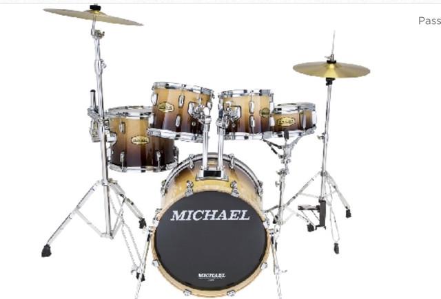 Bateria acústica michael classic lacquer