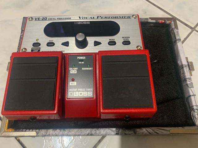 Pedal Boss Ve20 Processador Vocal Performer Roland Voz Ve-20