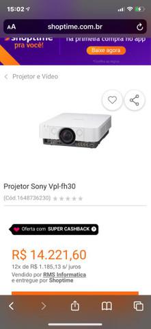 Projetor Sony VPL-FH30 4.300 lumes FULL HD