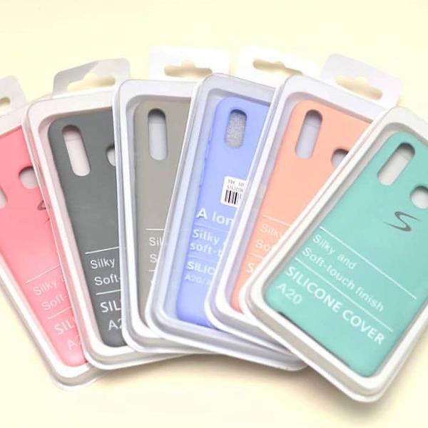 capa silicone para samsung a20