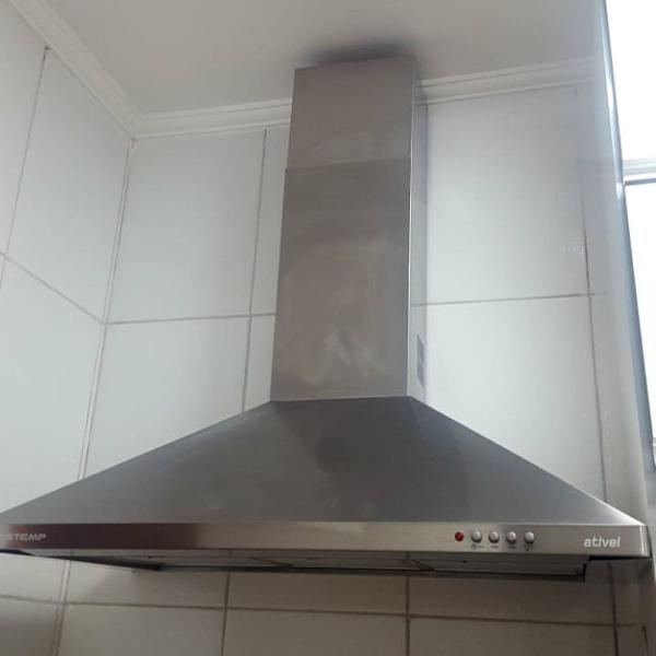 Coifa em inox brastemp ative