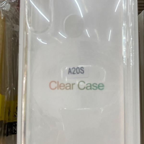 capinha clear case samsung a20s