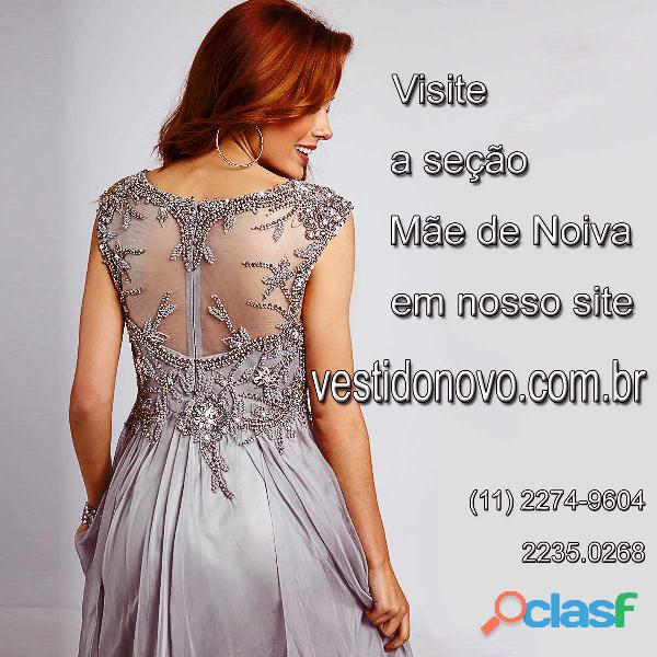 Vestido prata, segunda pele, mãe de noiva