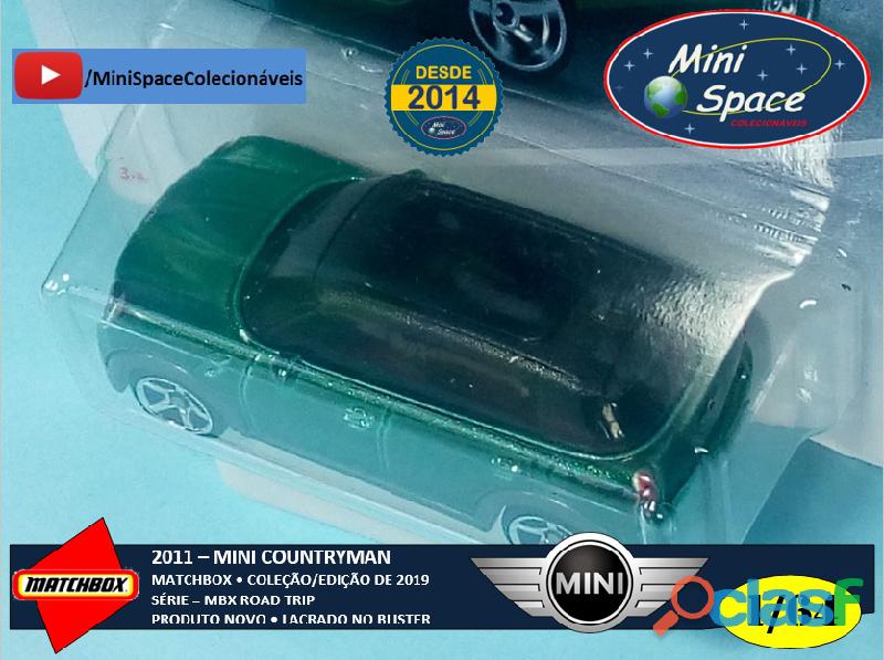 Matchbox 2011 Mini Countryman cor verde 1/64 2