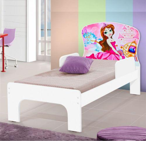 Cama Infantil Lk Adesivada Princesa Com Colch/u00e3o