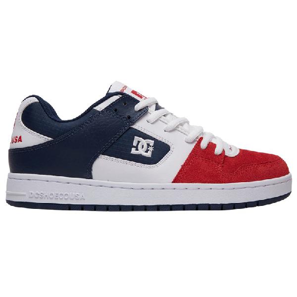 Tênis DC Shoes Manteca White Navy Red - Surf Alive