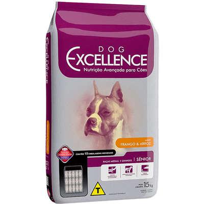 Ração Seca Dog Excellence Frango e Arroz para Cães Idosos