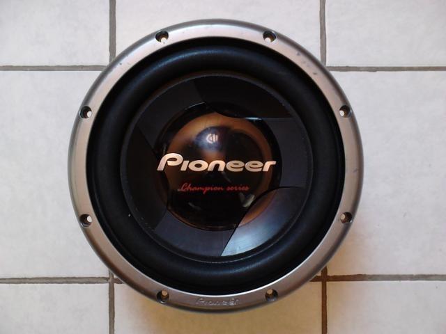 Sub pioneer champion ts-w308d2 (cara preta) 12 polegadas /