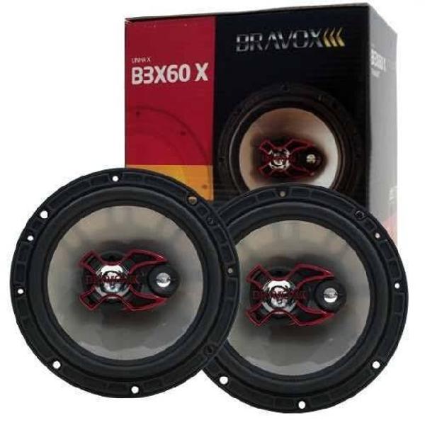 Par Alto Falante Bravox B3x60x Triaxial 5? ou 6? (Instalado)