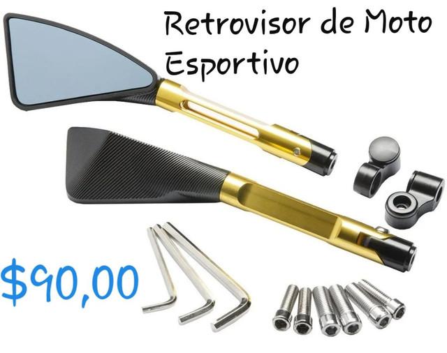 Retrovisor Moto Esportivo