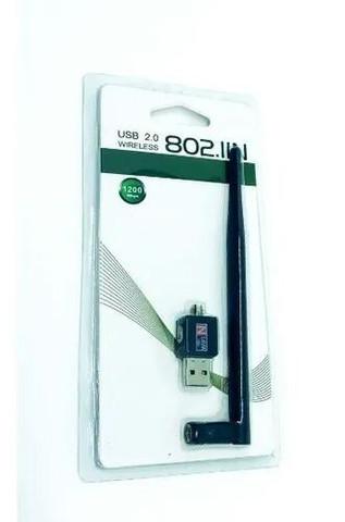 Antena Receptora De Sinal Wifi 900 Mbps -802.11n Usb 2.0