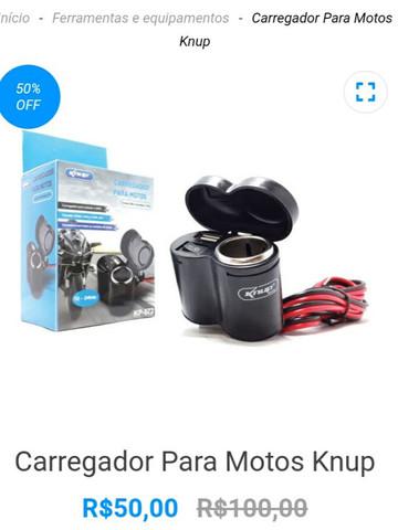 CARREGADOR PRA MOTO