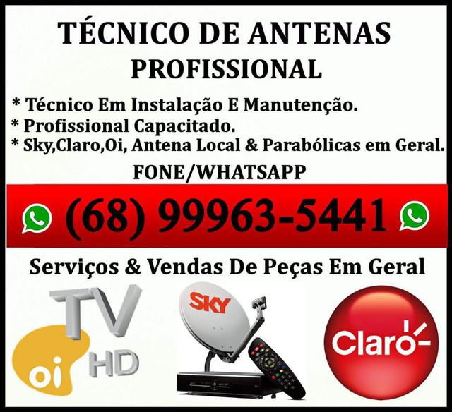 Técnico de Antenas em Geral.