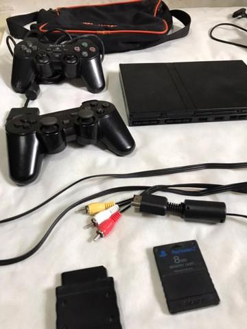 Ps2 flat (usado)+bolsa