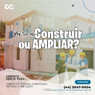 Consórcio Contemplado para Construção - Crédito