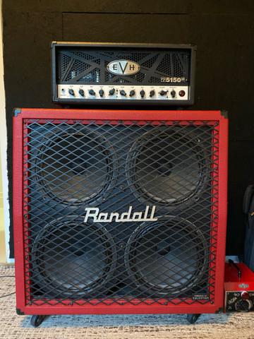 Gabinete/Caixa Randall Rd412 Red 4x12 s/ falante