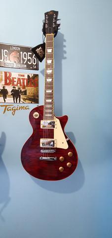 Guitarra sx les paul ef3d twr vermelha