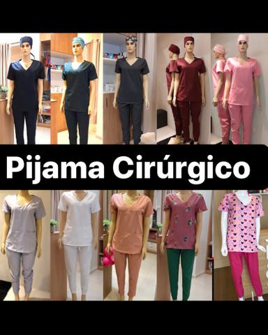 Pijama cirúrgico e jalecos