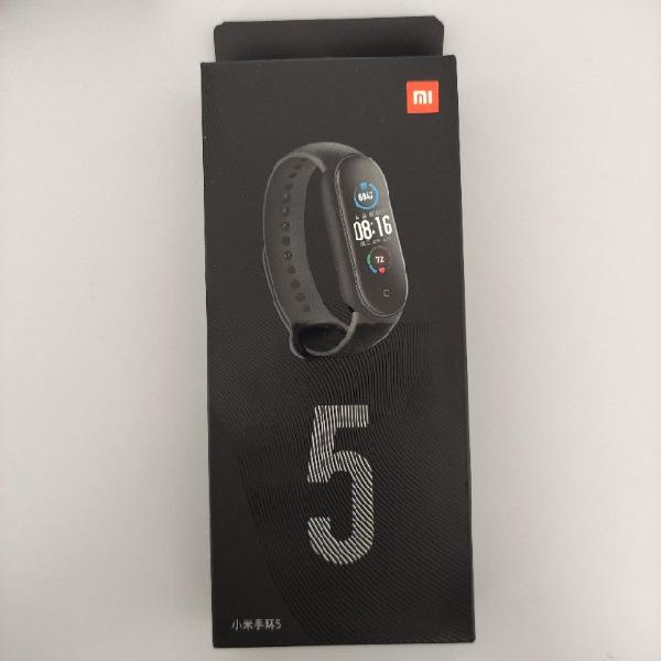 Xiaomi mi band 5. novo, lacrado. aceito cartão