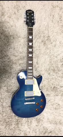 Guitarra Epiphone Lespaul Standard Transblue