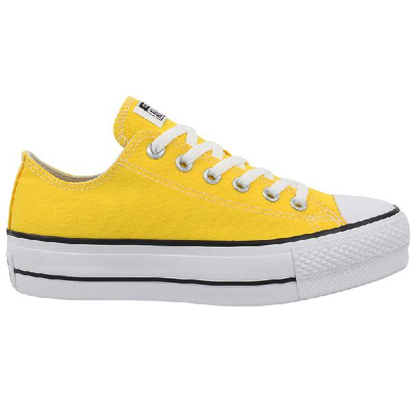 Tênis Converse Chuck Taylor All Star Plataform Amarelo