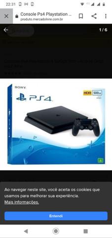 PS4 novo 6 jogos completo..