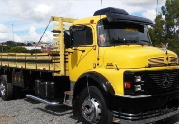 MB 1313 ANO 1980 TRUCK DIREÇÃO TURBINADO