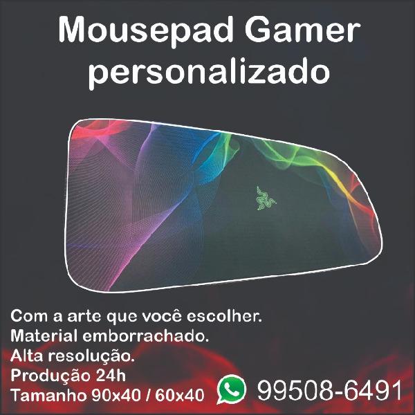 Mouse pad gamer 90x40cm personalizado