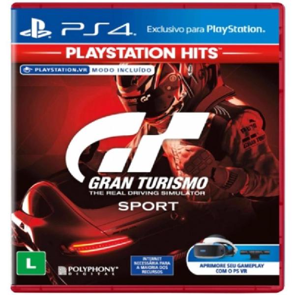 Jogo PS4 Gran Turismo Sports Hits