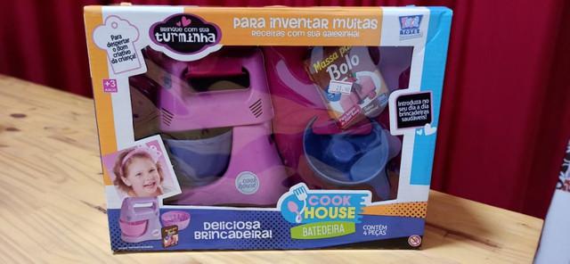 Kit batedeira cook house cozinha brinquedo infantil