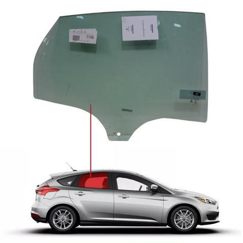 Vidro porta traseira direita ford focus 14/. pilkington