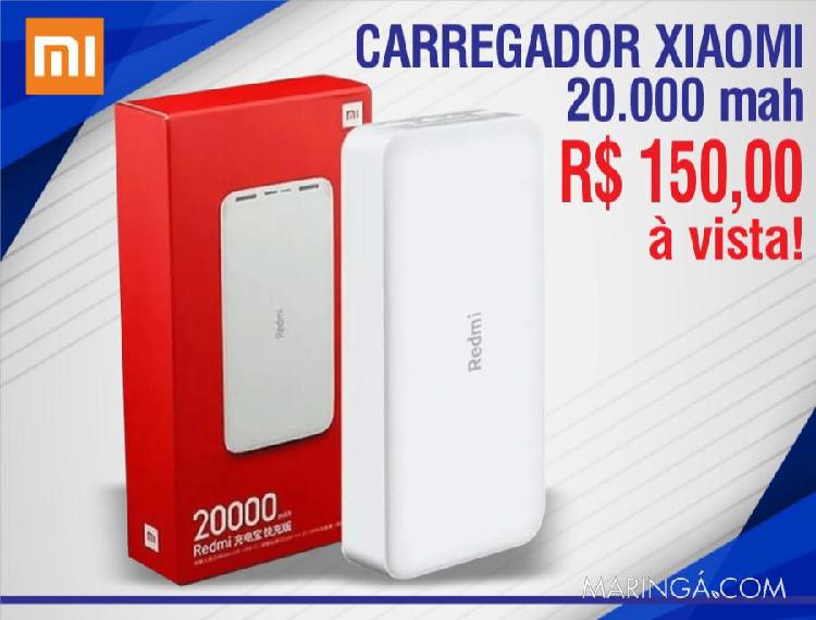 Carregador portátil xiaomi 20.000 mha