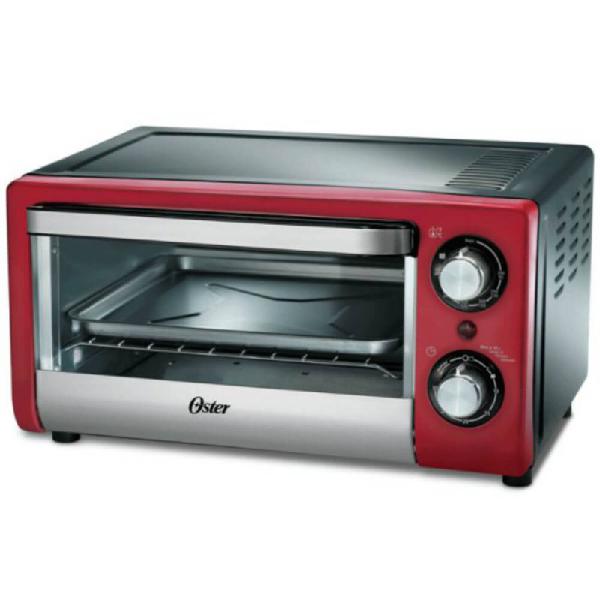 Forno Elétrico Oster Compact 220V Vermelho 10L 3 Funções