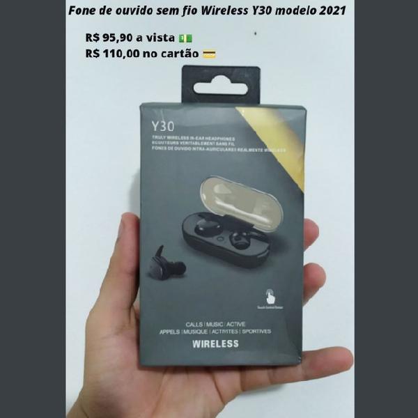 Fone de ouvido y30 wireless bluetooth modelo 2021!