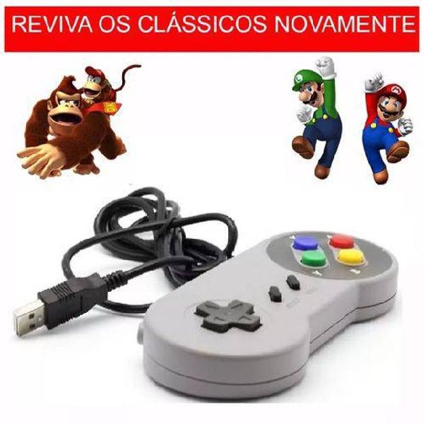 Controle usb modelo super nintendo super control