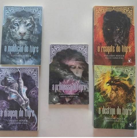 Coleção de livros: a saga do tigre.