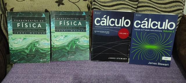 Livros Cálculo e Física - Combo