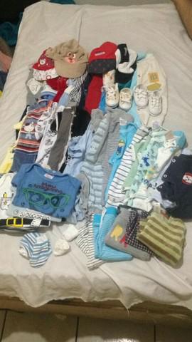 Vende se lote de roupa menino