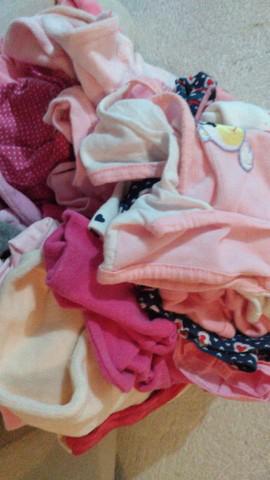 Vendo um lote de roupas de bebê menina semi novas