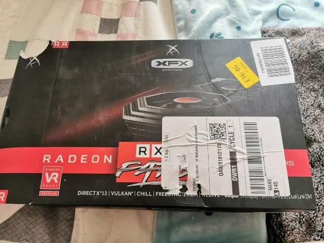 Placa de vídeo rx590 8gb - fatboy nova, garantia de 1 ano