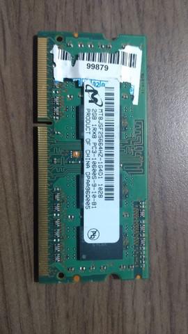 Memória DDR3 2gb Notbook