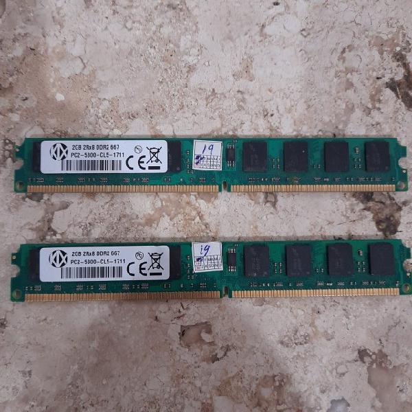 Memória Ram Ddr2 de 2gb 667 Mhz para Computador